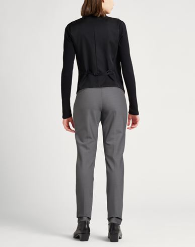Woman Pants Grey Size 6 Polyester, Virgin Wool, Elastane