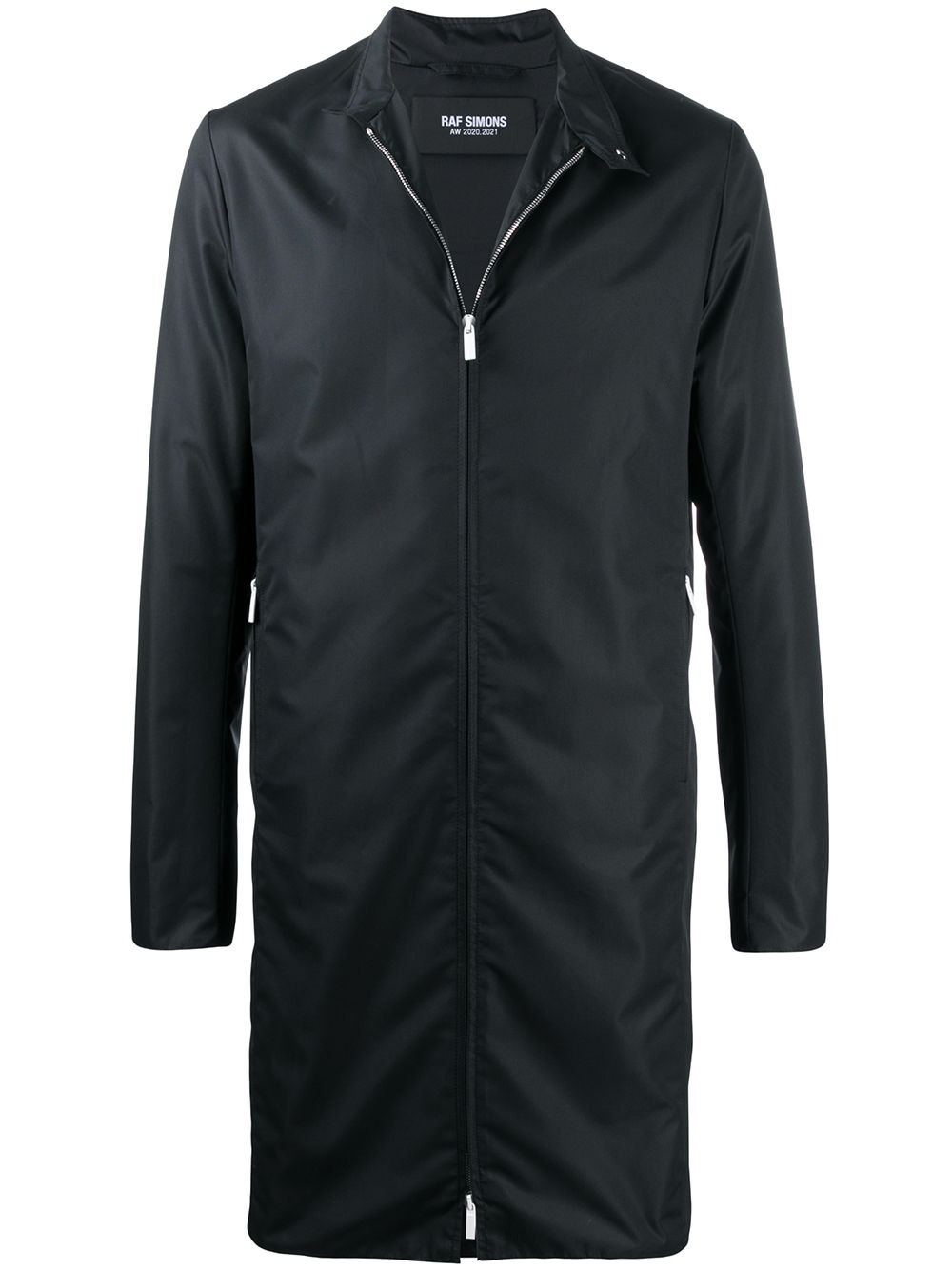RS-Lab mock-neck coat - Black