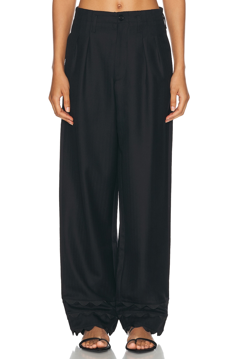 BODE Ripple Trouser in Black - Black.  30 also in