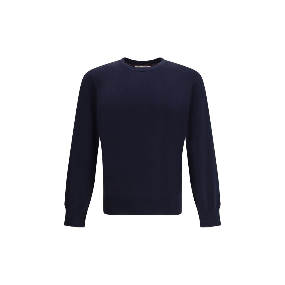 Cotton Sweatshirt — Navy