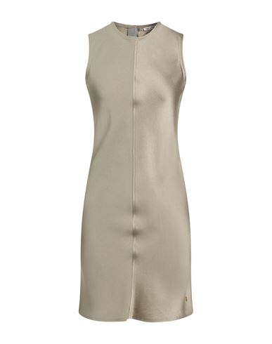 Woman Mini dress Taupe Size 4 Acetate, Viscose