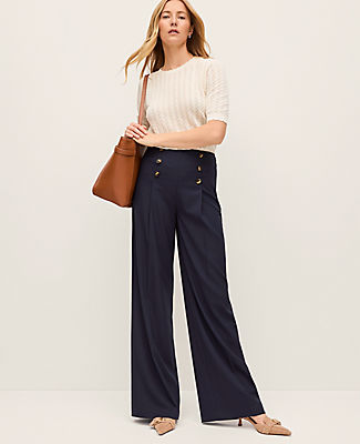 Ann Taylor The Wide-Leg Sailor Pant