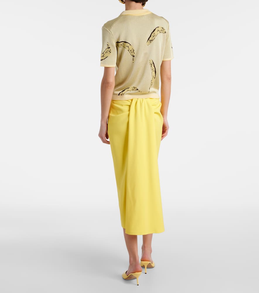 Marino jacquard polo shirt