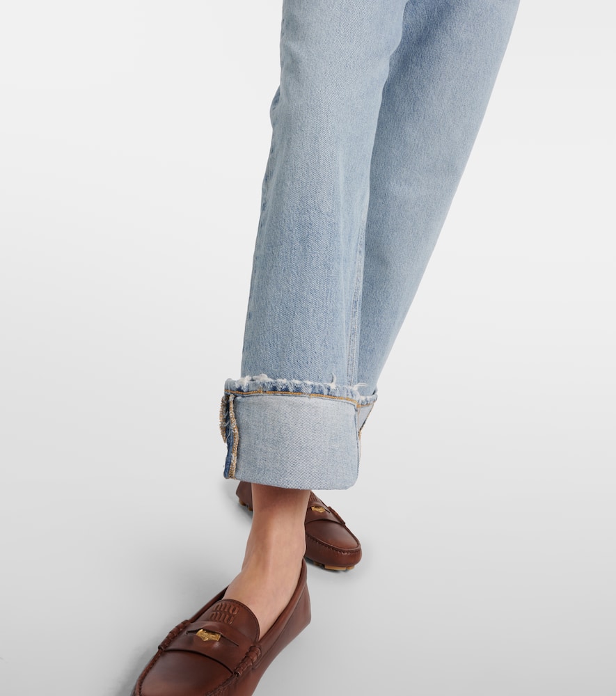Fran mid-rise straight jeans