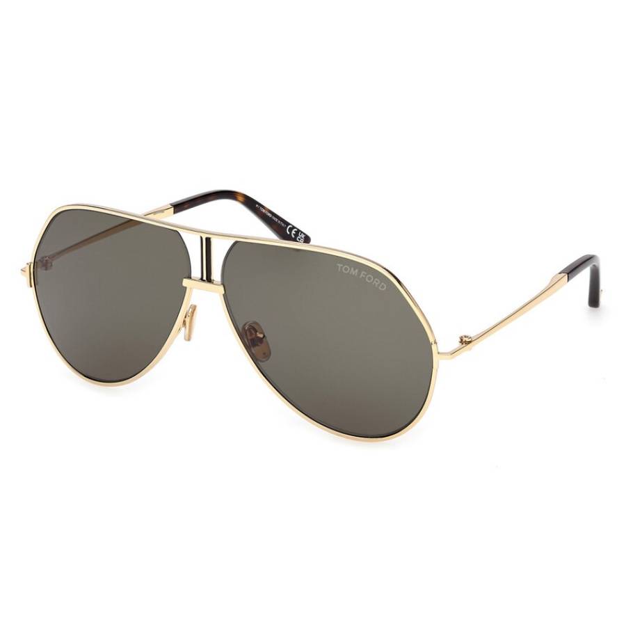 Rickie-02 Green Pilot Mens Sunglasses FT1281 30N 63