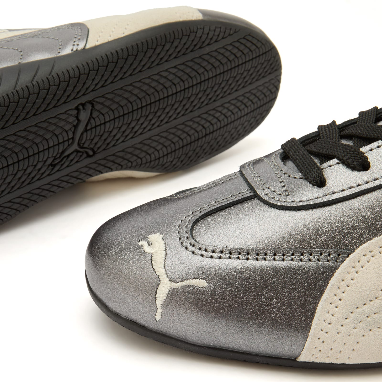 Speedcat Metallic Sneaker Black/Warm White