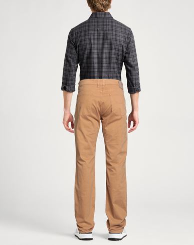 Man Pants Camel Size 29 Cotton, Elastane