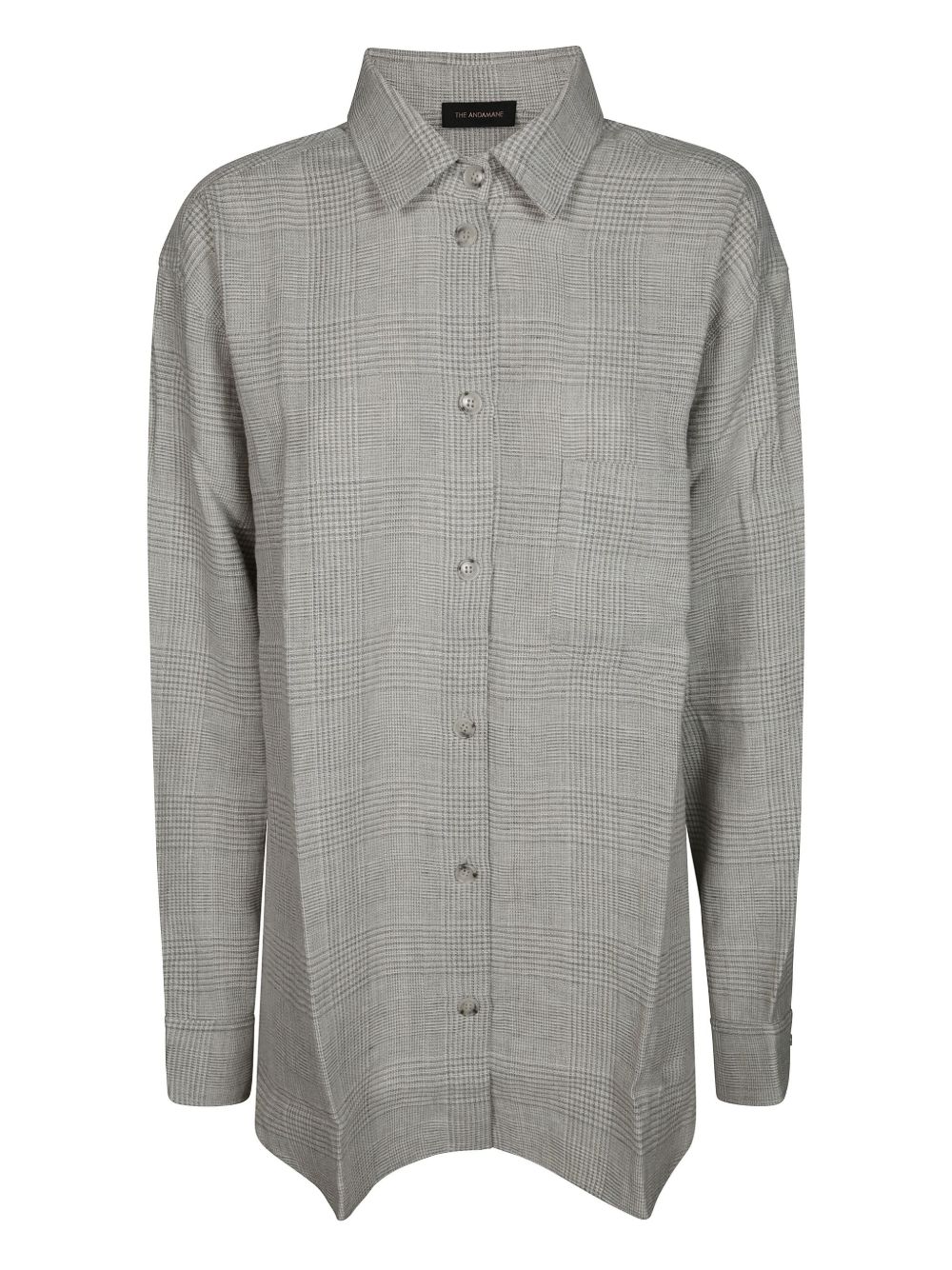 THE ANDAMANE checked shirt - Grey