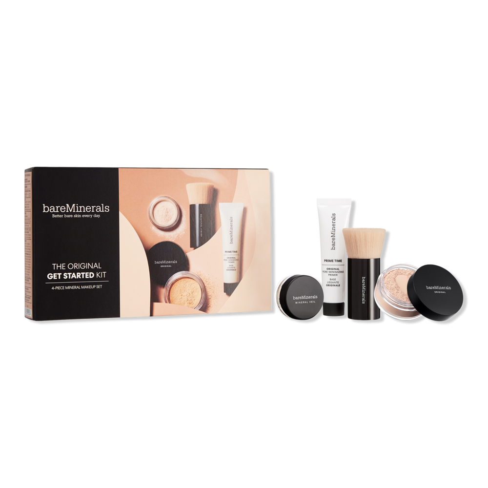 The Original Get Started Kit 4 Piece Mineral Makeup Set - Fairly Medium