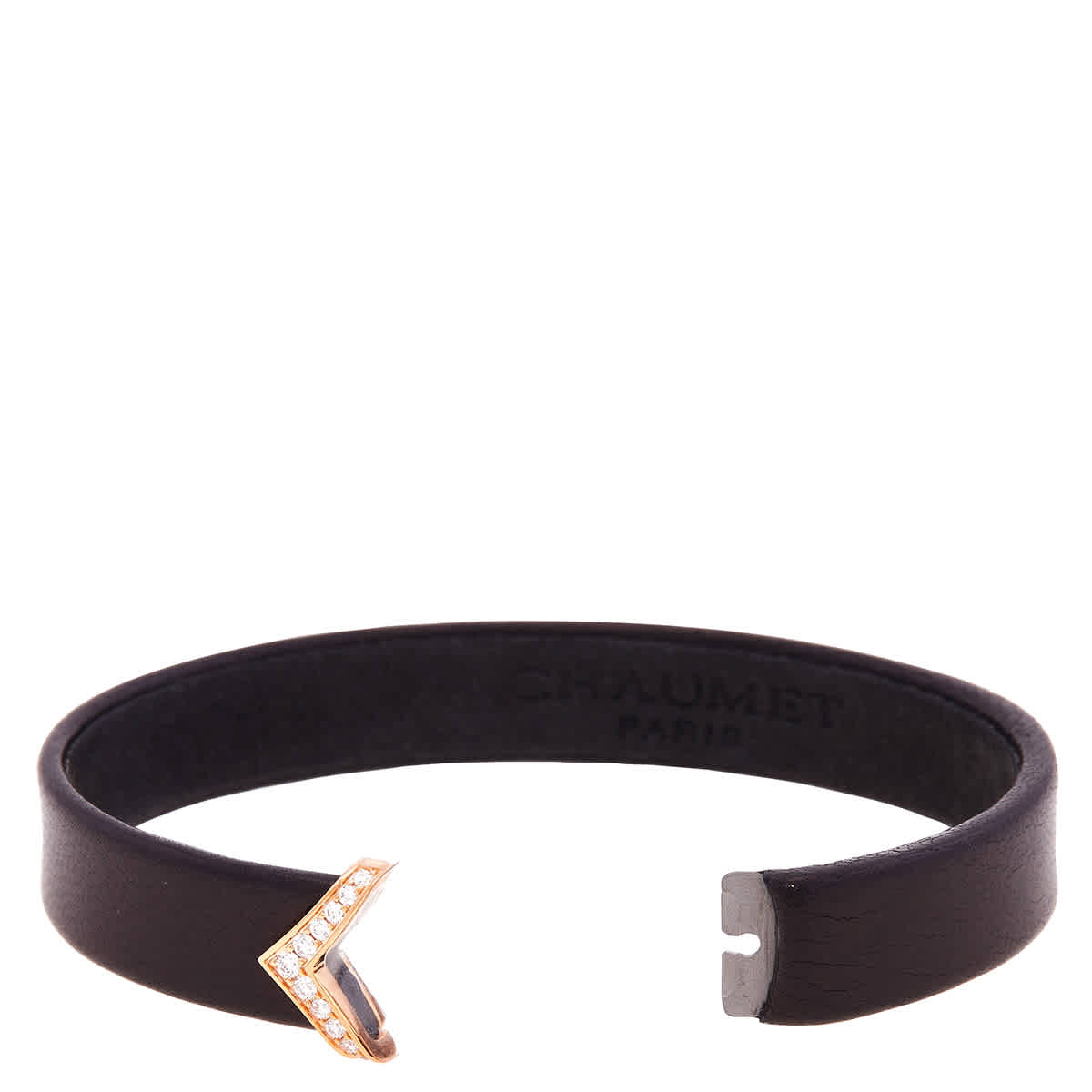 Jeux de Liens Black Leather Bracelet