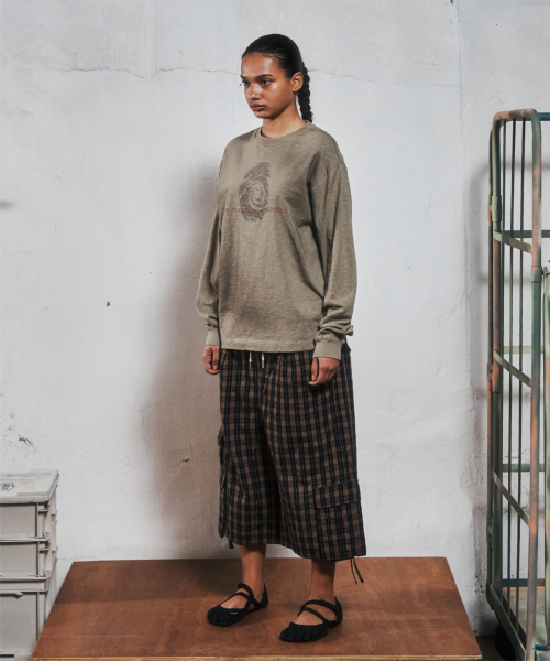 FINGERPRINT SLUB LS TEE OLIVE