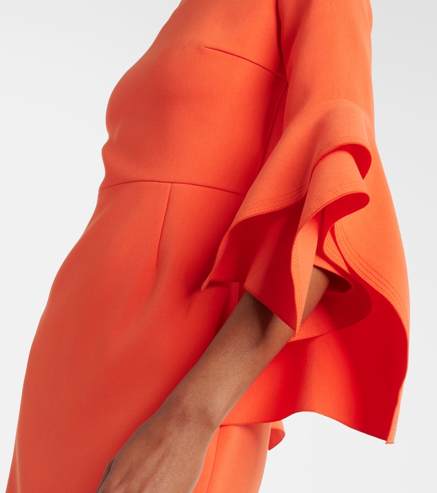 Ruffled midi dress