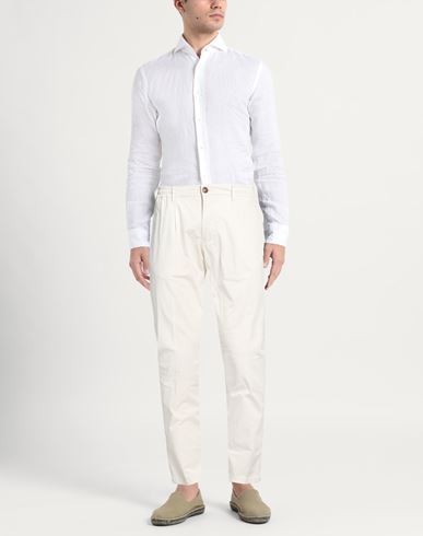Man Pants Light grey Size 31 Cotton, Elastane