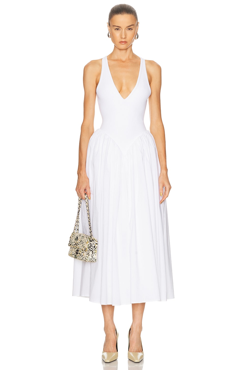 Ronny Kobo Sirinda Dress in White