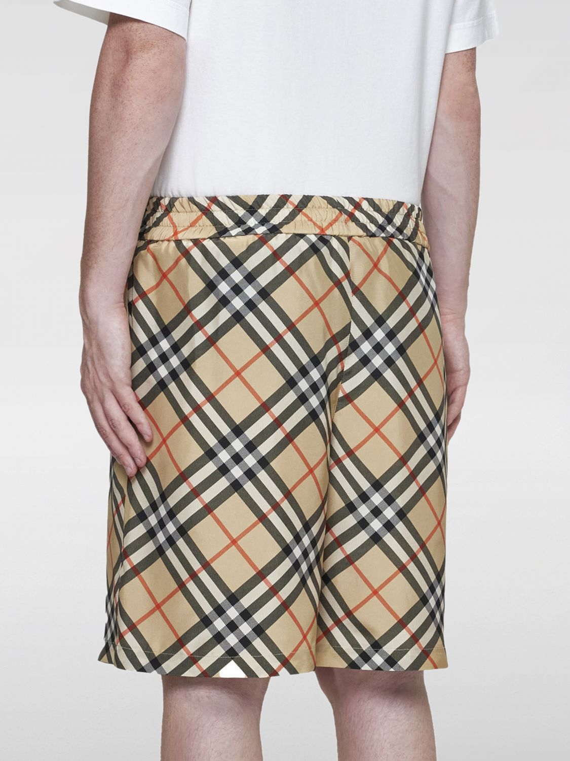 Short Men color Beige