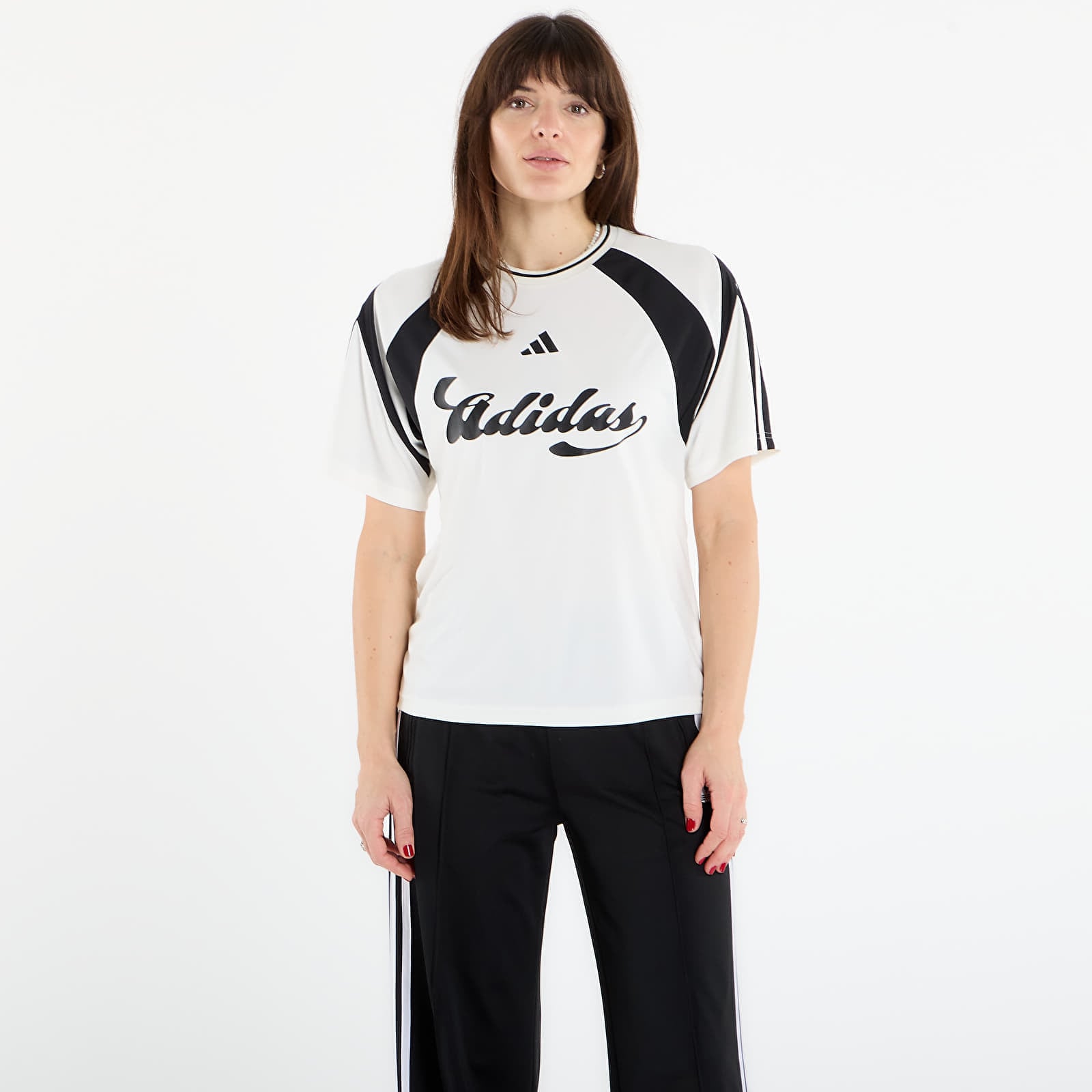 T-shirt adidas House Of Tiro Jersey Off White/ Black