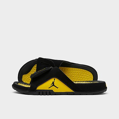 Men's Hydro 4 Retro Slide Sandals in Black/Tour Yellow
