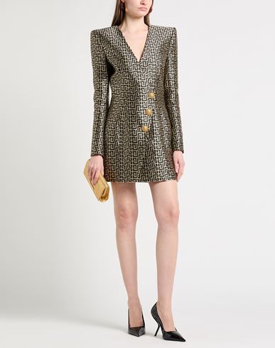 Woman Mini dress Black Size 2 Acetate, Silk