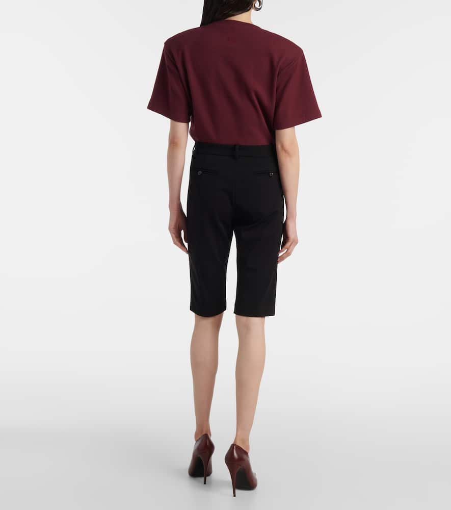 Mid-rise biker shorts