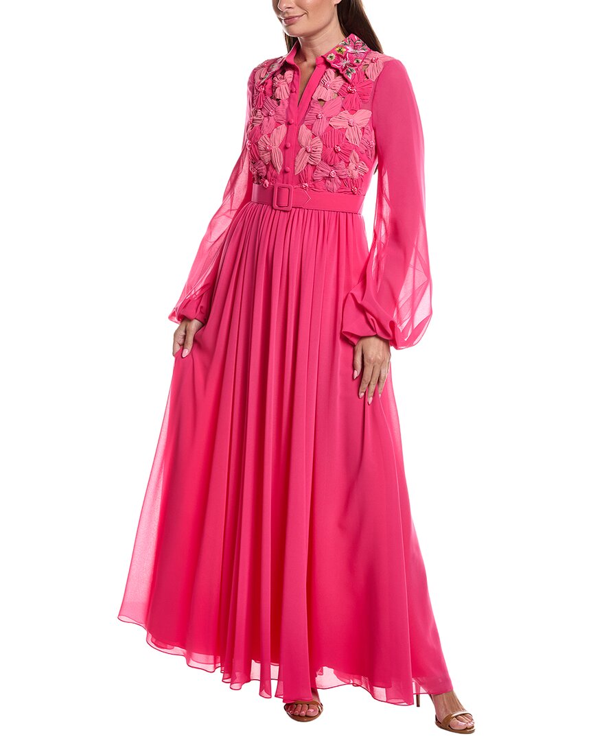 Floral Embroidered Shirt Dress