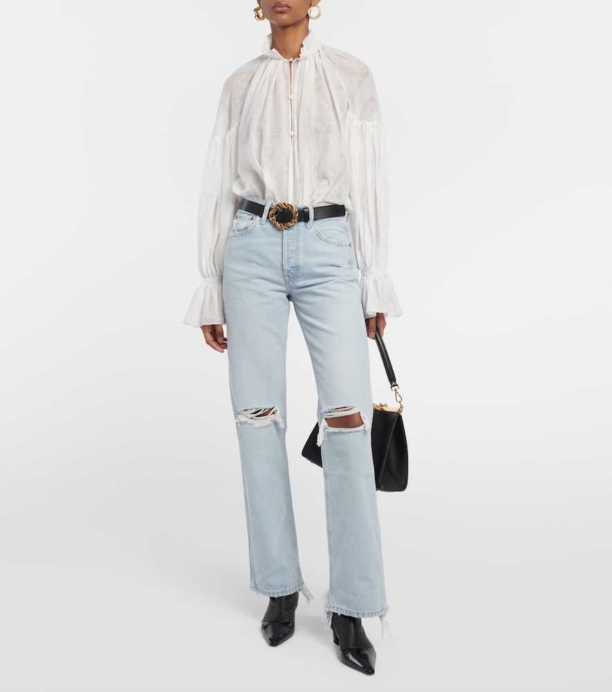 '90s high-rise straight jeans