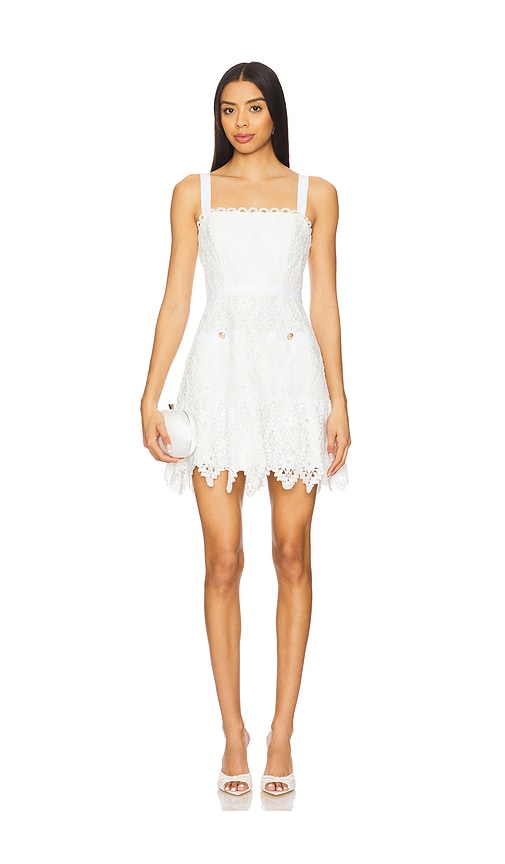 SAYLOR MINIKLEID VERENA in White. Größe S. Also in
