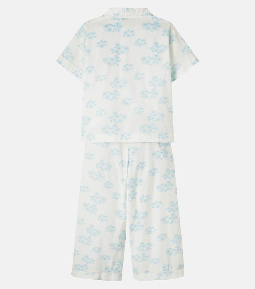 Blossoms floral cotton shirt and pants set