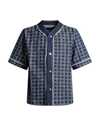 Man Denim shirt Blue Size S Cotton