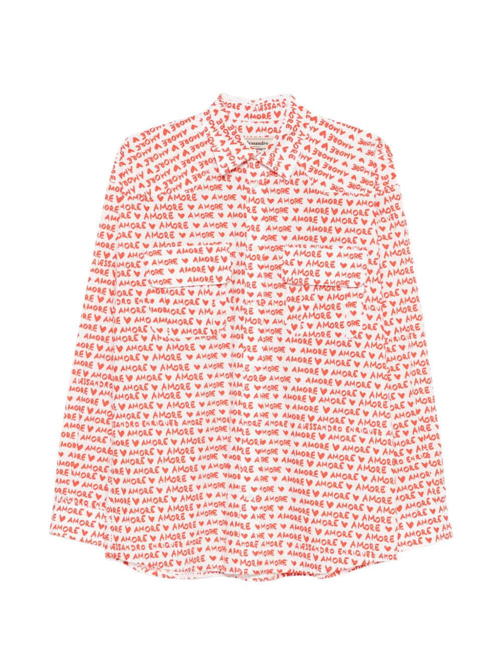 Printed cotton shirt