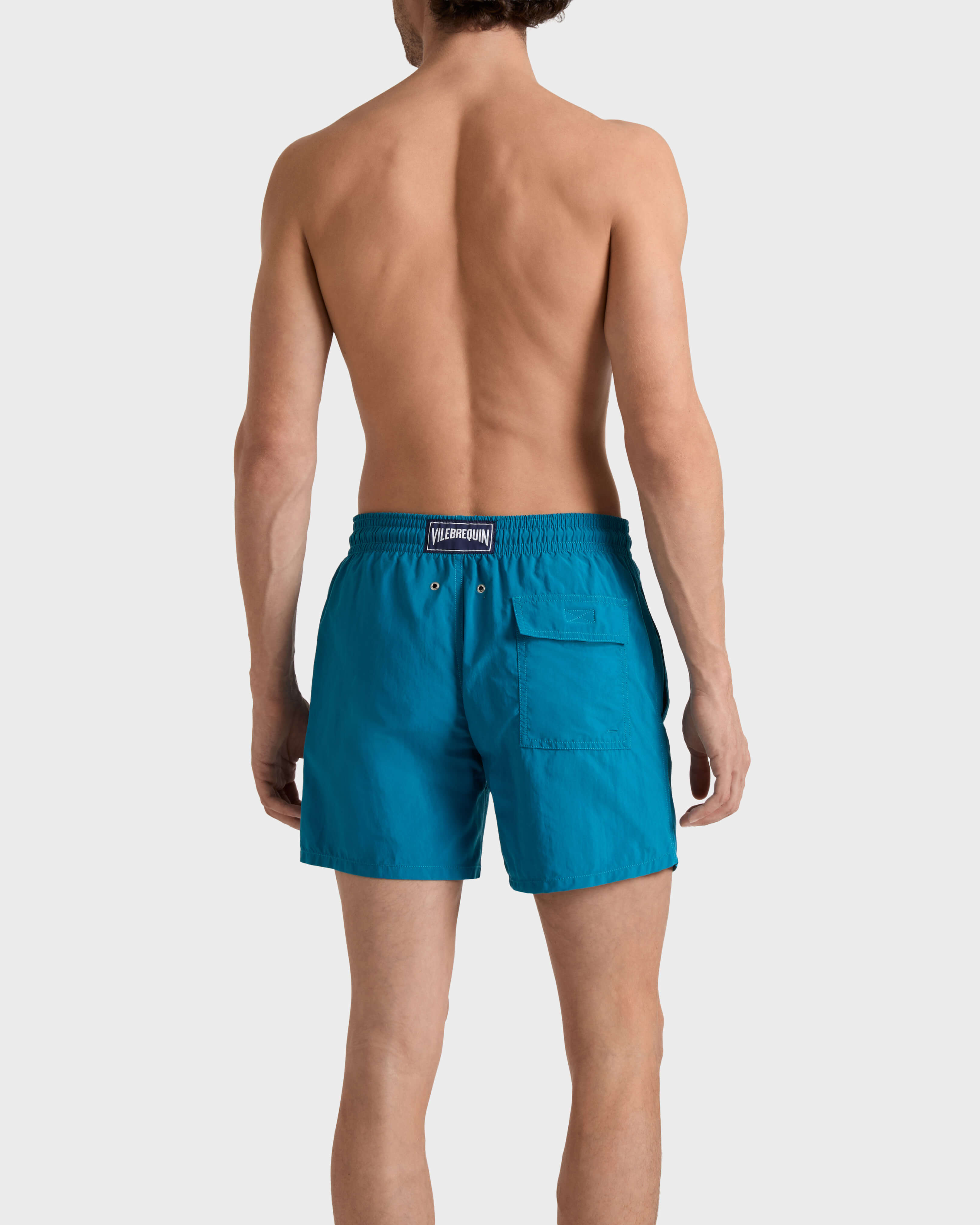 Men Swim Shorts Water-reactive Micro Ronde Des Tortues - Swimwear - Moorea - Blue