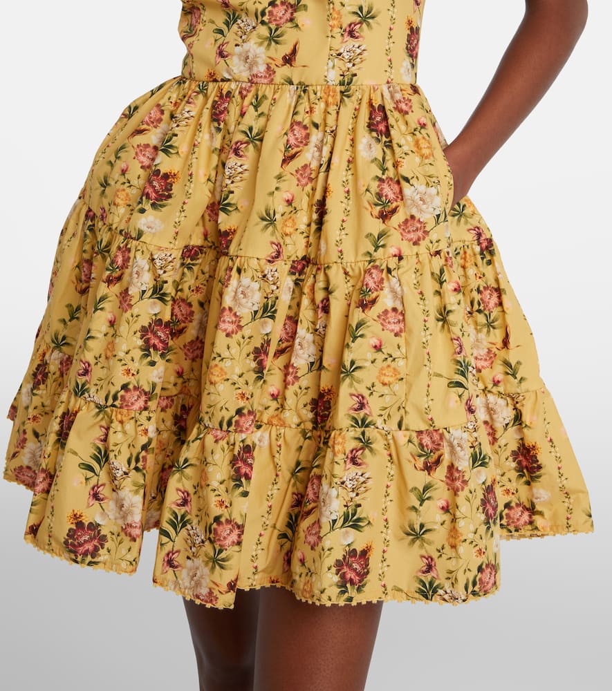 Lima floral cotton minidress