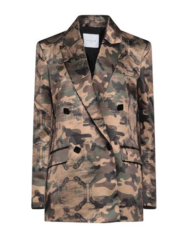 Woman Blazer Military green Size 2 Polyester