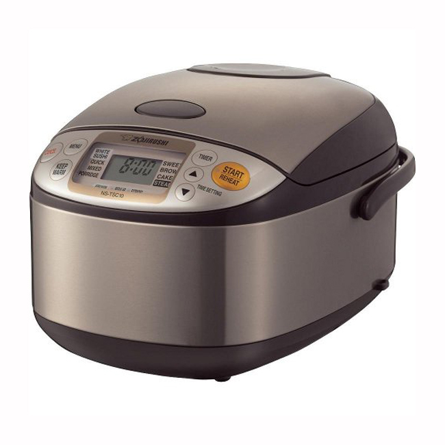 Micom Stainless Brown 5.5-Cup Rice Cooker And Warmer