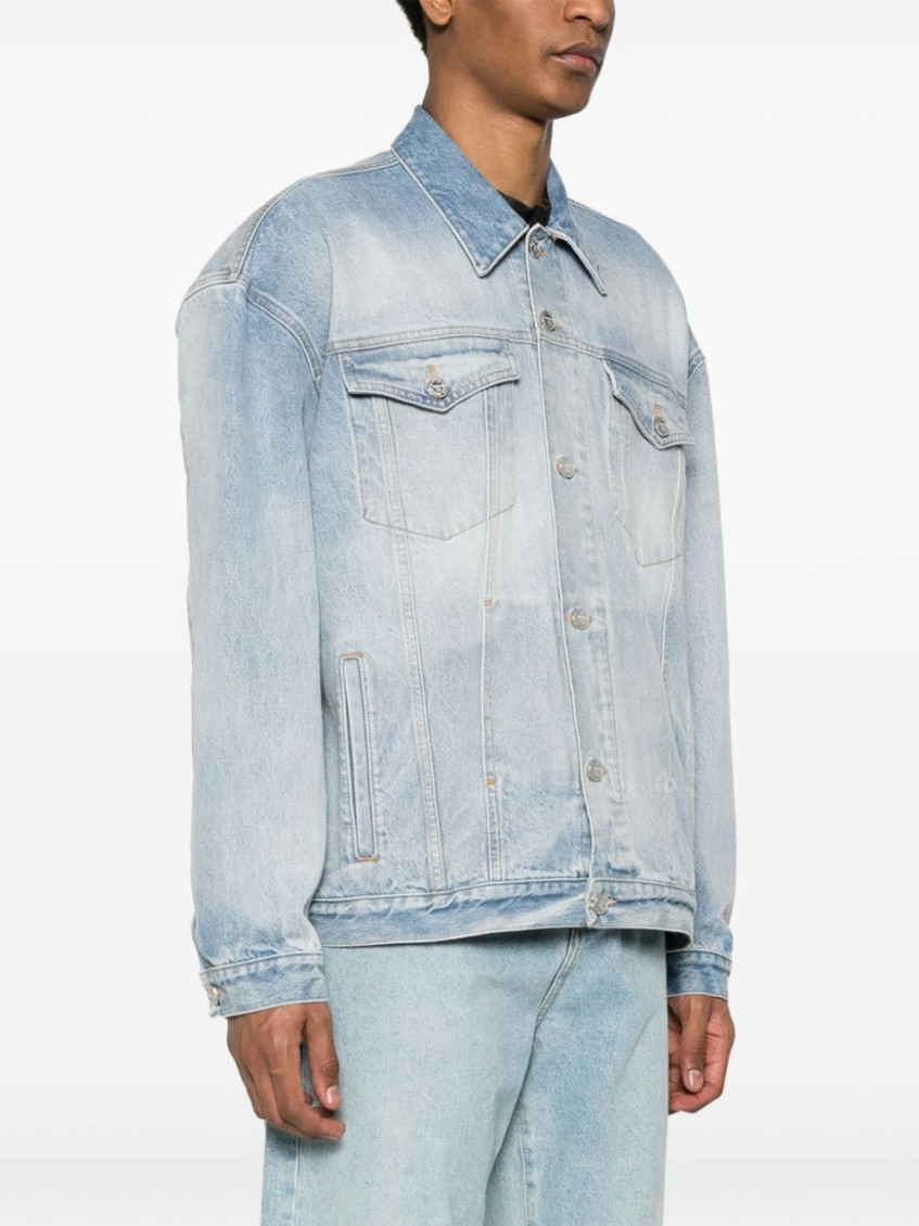 Coat Men color Blue