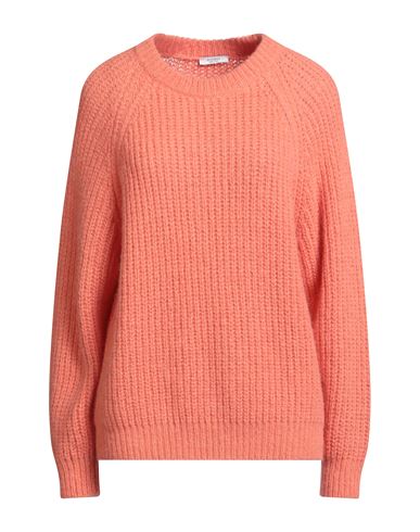 Woman Sweater Salmon pink Size 14 Baby alpaca wool, Nylon, Virgin Wool