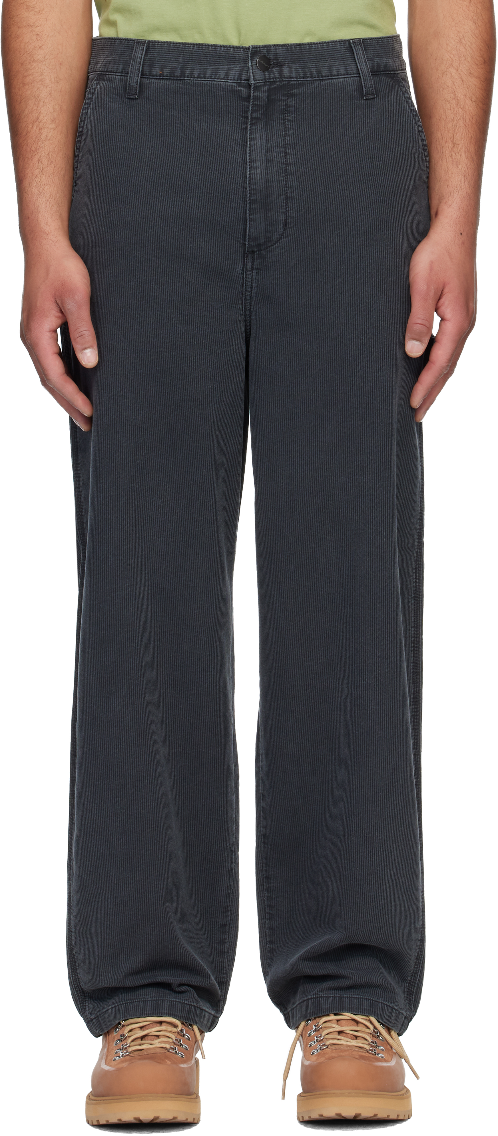Black Parrish Corduroy Trousers