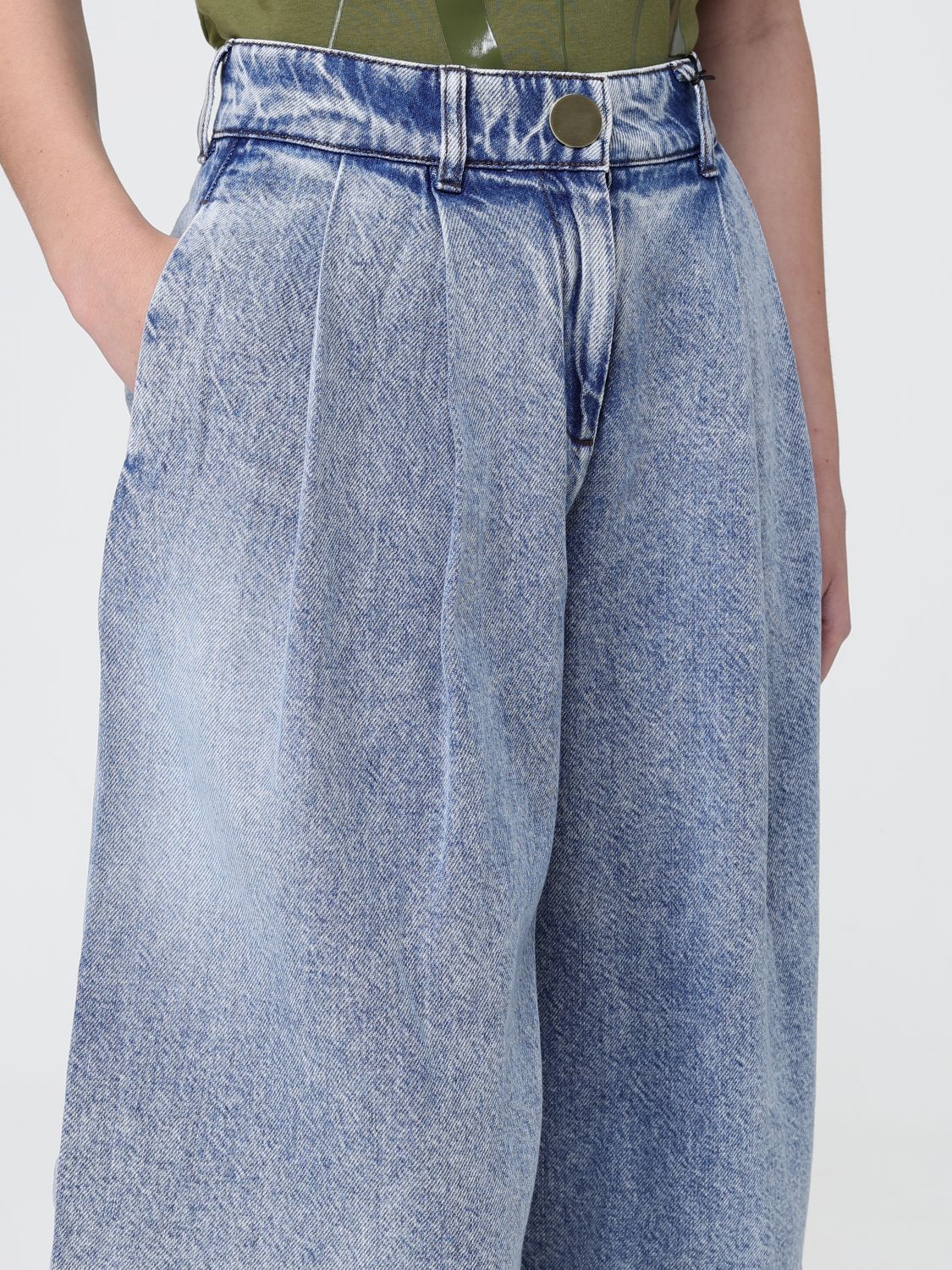 Shorts Woman color Stone Washed