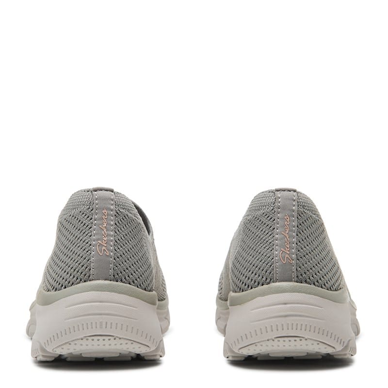 Women's Easy Going Slip-On Engineered Knit Sneakers (Grey)