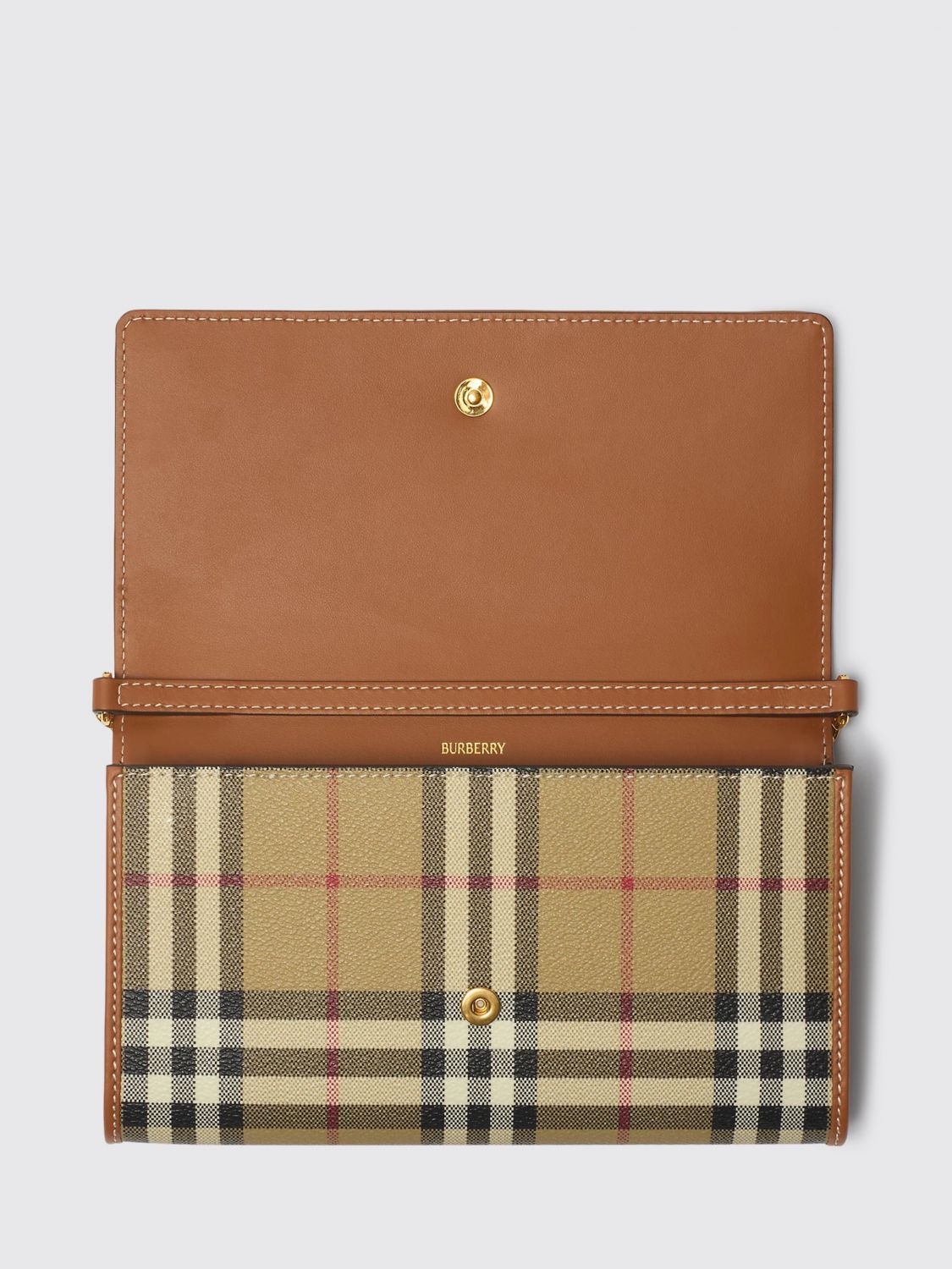 Clutch Woman color Brown