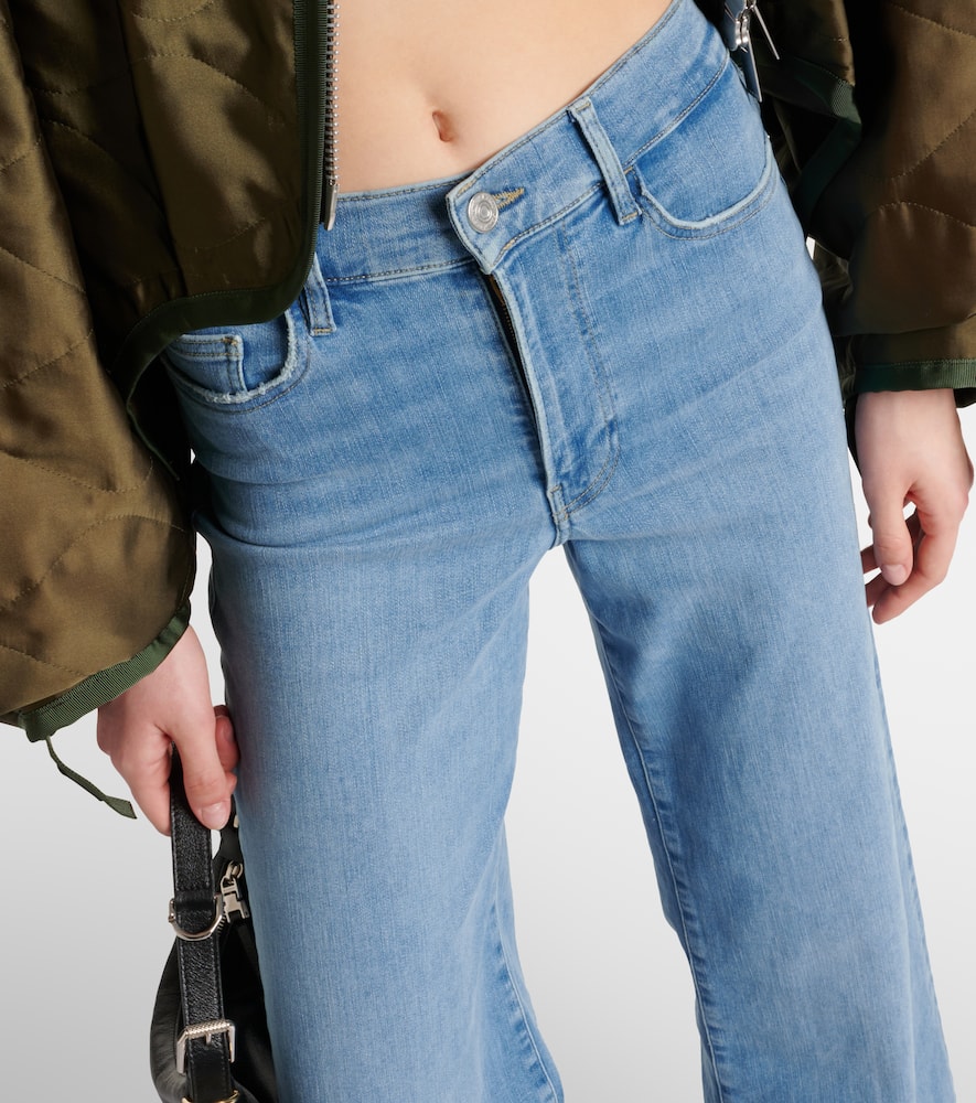 Le Slim Palazzo high-rise wide-leg jeans