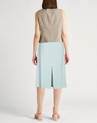 Woman Midi skirt Light green