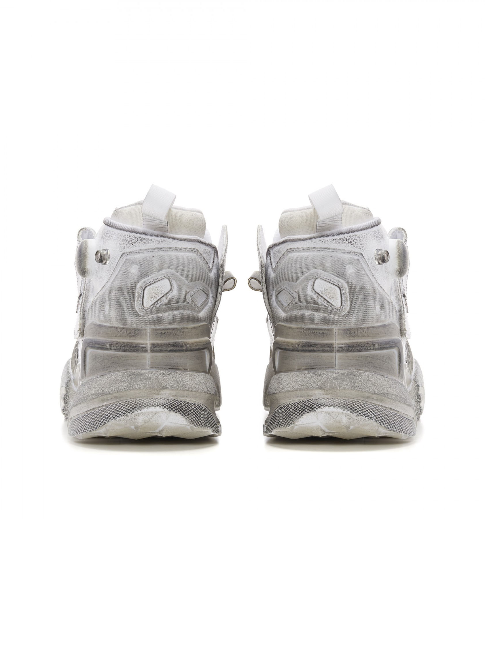 X Reebok Genetically Modified Pump Sneakers White