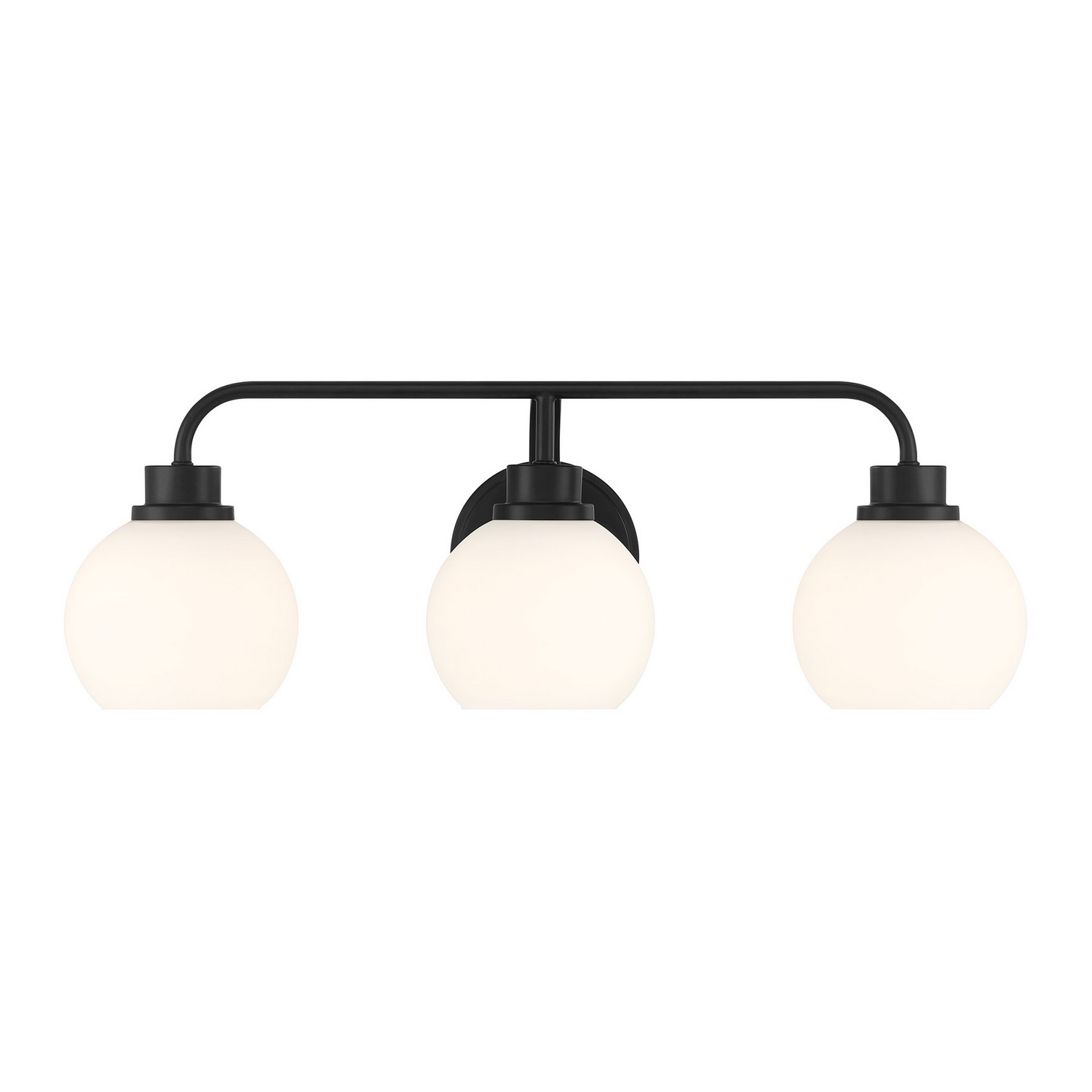 Bathroom Vanity Light in Matte Black