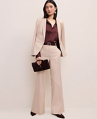 Ann Taylor The Petite Jayne Trouser in Houndstooth