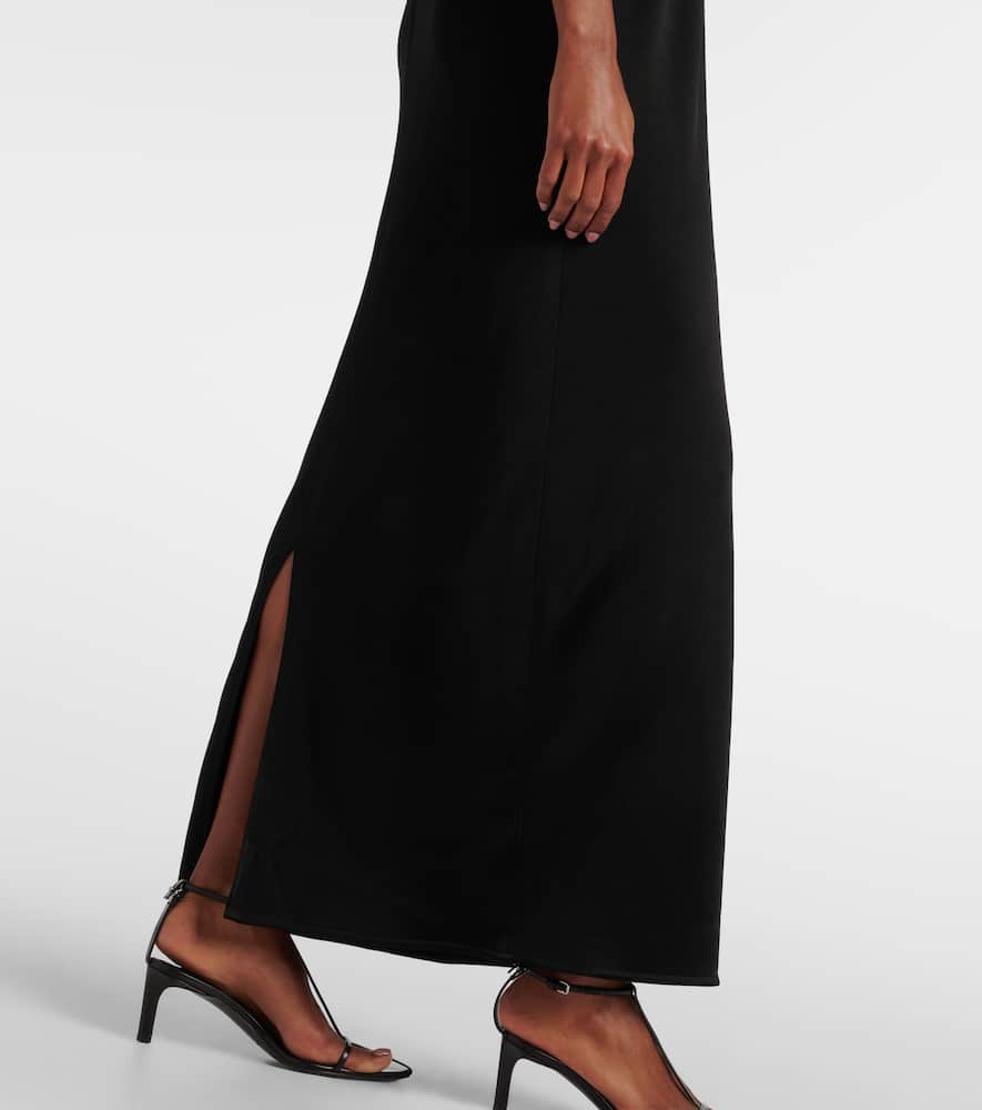 Tie-detail midi dress