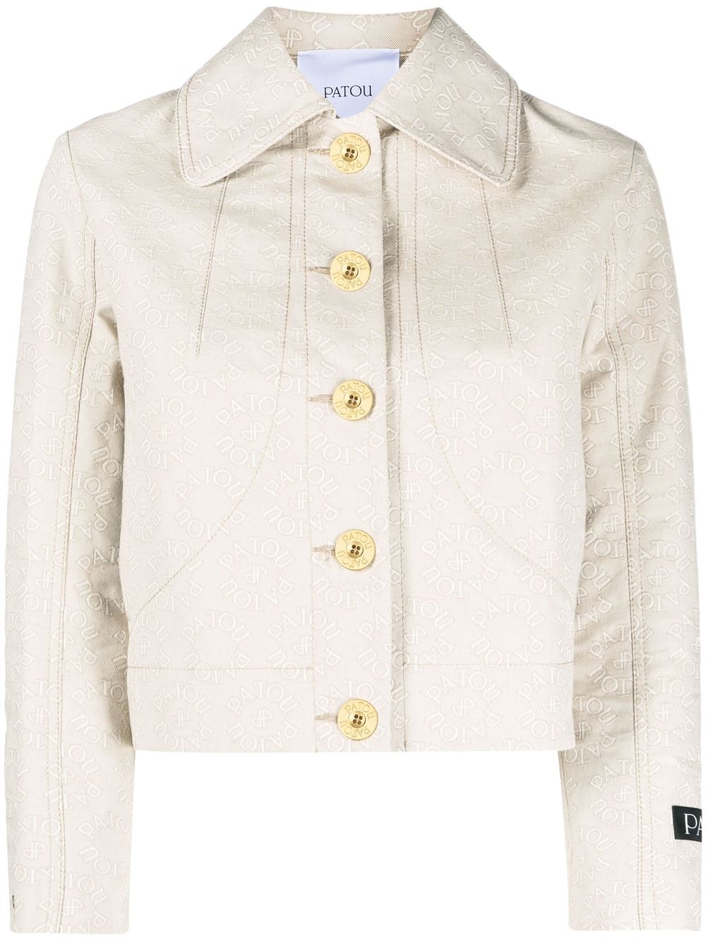 Jacquard Cotton Short Jacket