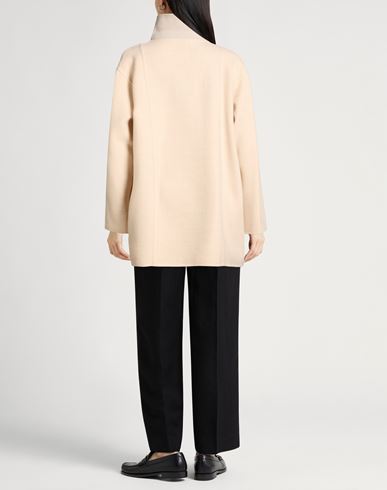 Platinum Woman Coat Cream Size 8 Wool