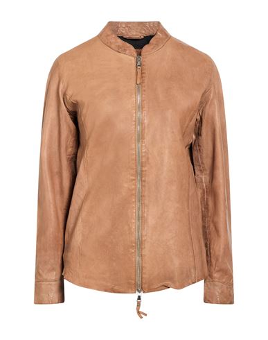 Woman Jacket Camel Size S Sheepskin