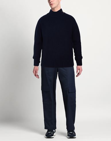 Man Turtleneck Midnight blue Size XL Wool, Cashmere