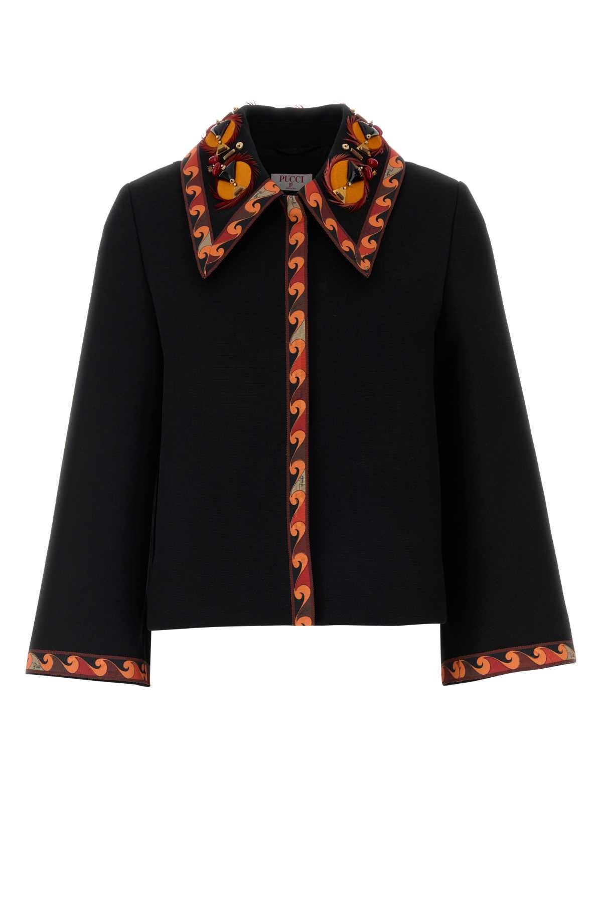 Ricamo Blazer — Black
